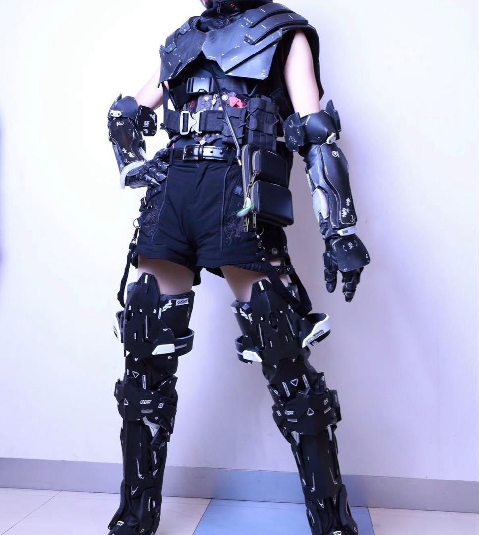 腕アーマー&着脱可能式猫耳アーマーセット