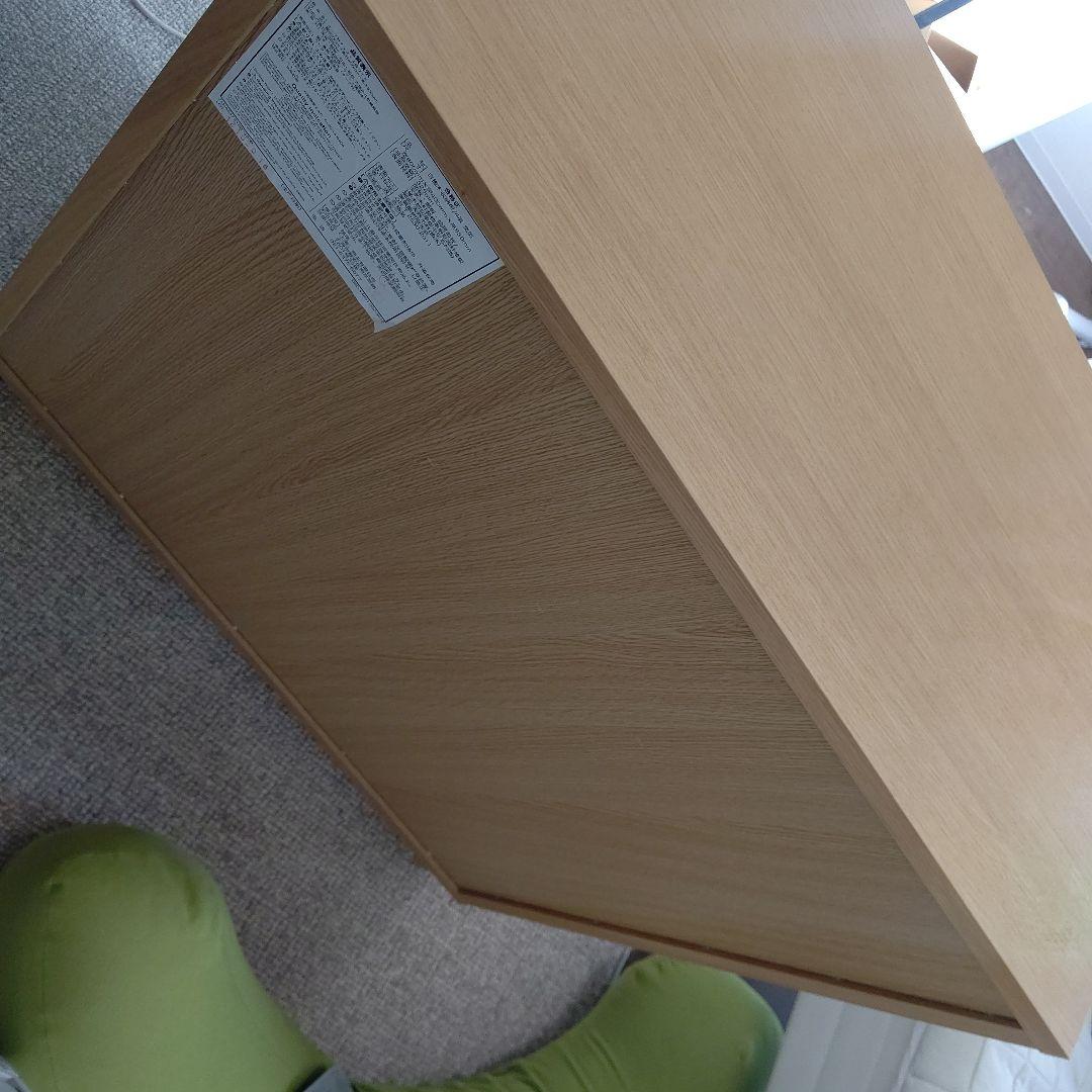 ナチュラルウッド キャビネット 5引き出し