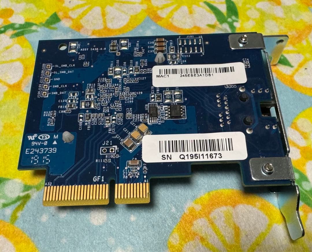 QNAP純正10GbE LANカード QXG-10G1T