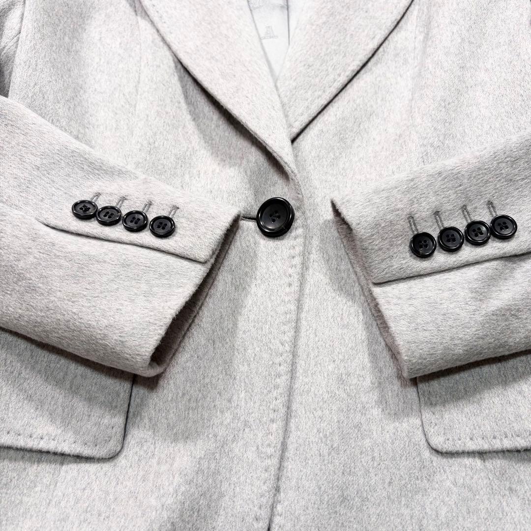 ✨美品✨最高級✨マックスマーラ　カシミヤ100%テーラードジャケット　白タグ