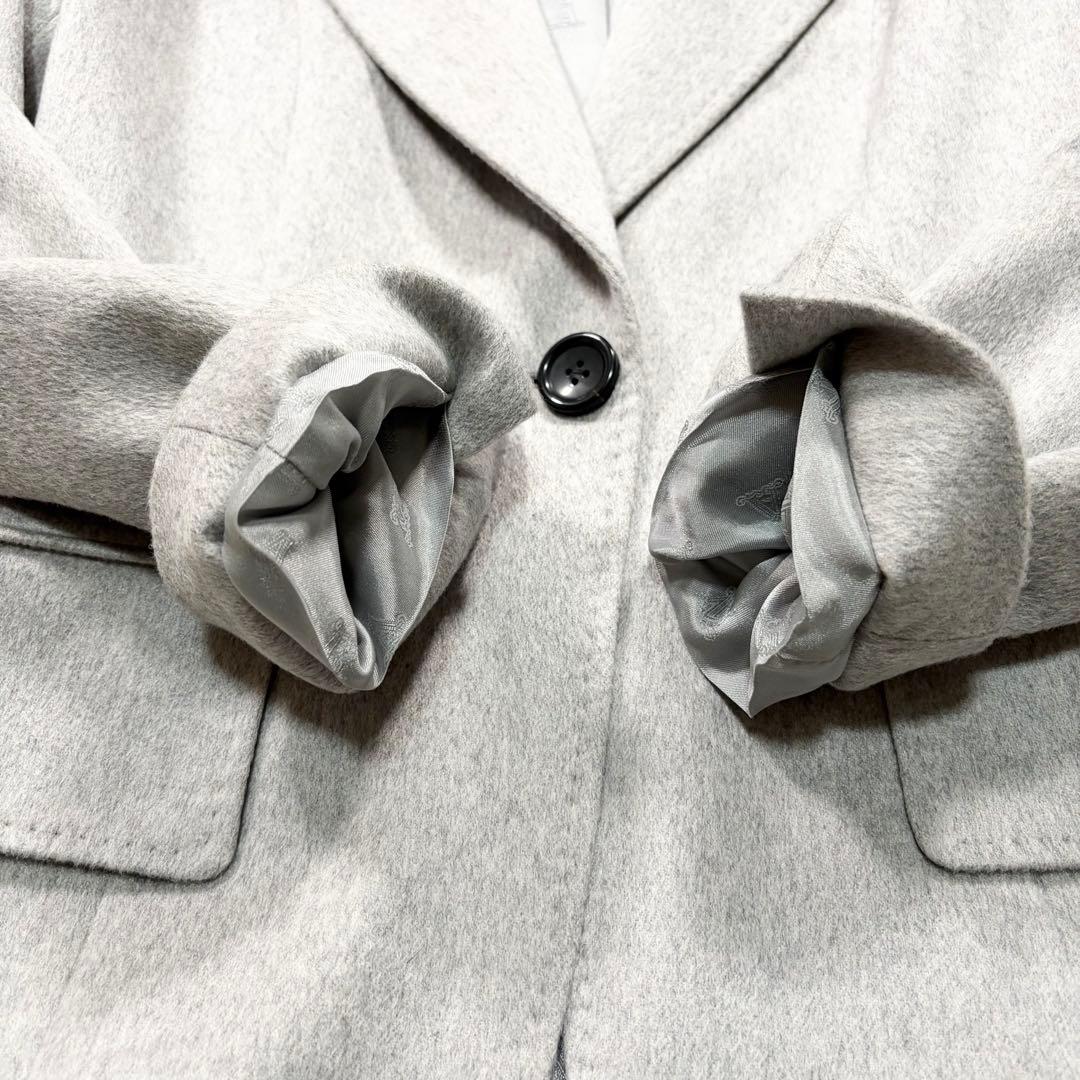 ✨美品✨最高級✨マックスマーラ　カシミヤ100%テーラードジャケット　白タグ