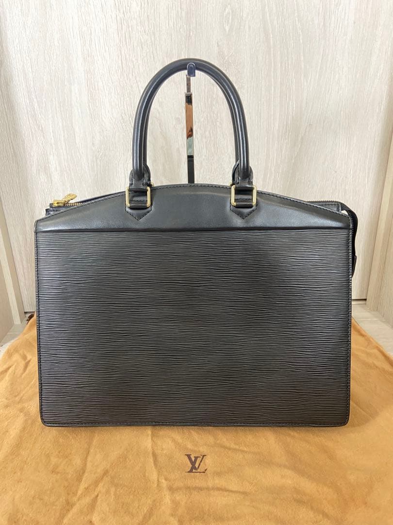 蹴る ルイヴィトン リヴィエラ エピ ハンドバッグ ビジネスバッグ ノワール