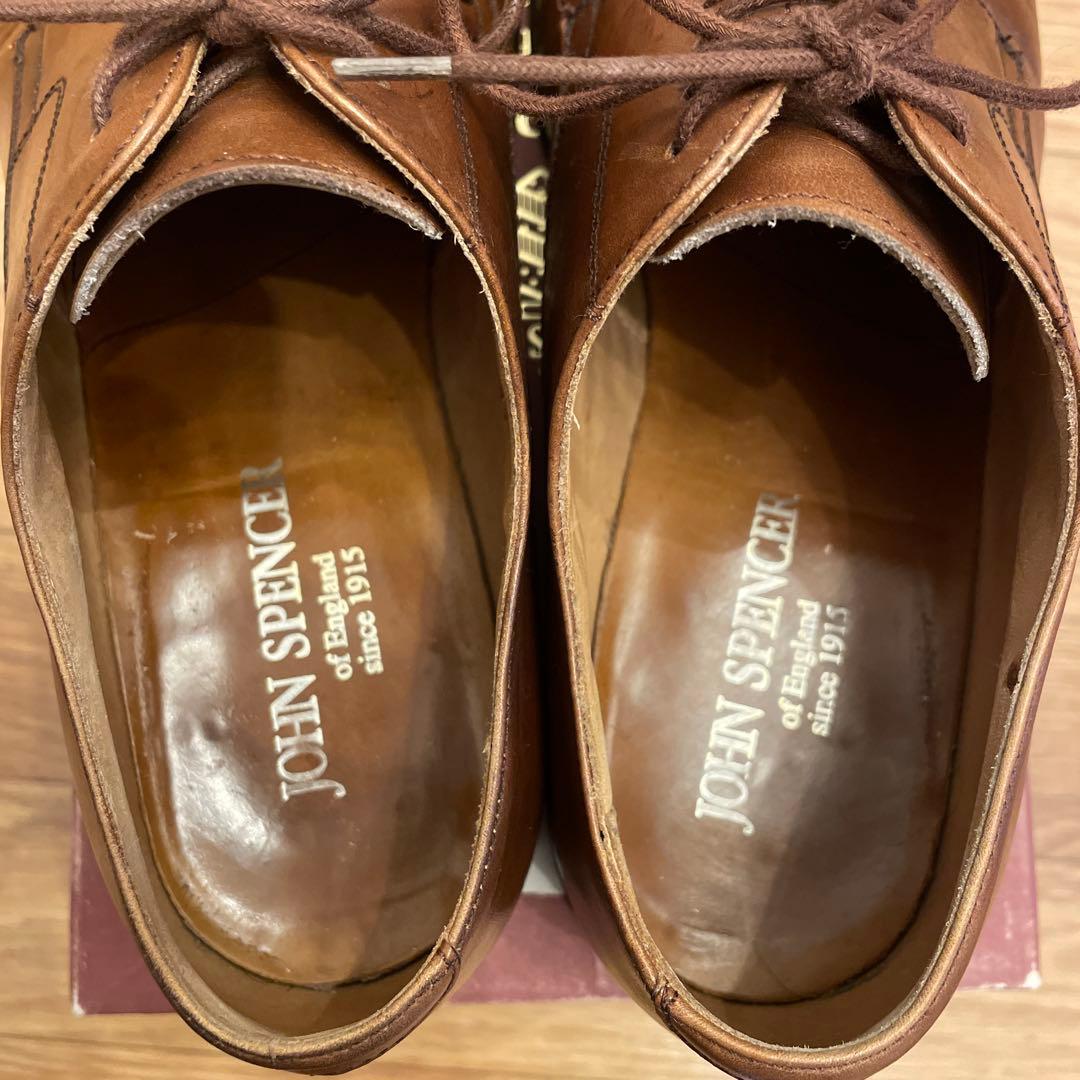 Uチップ　ブラウン ドレスシューズ