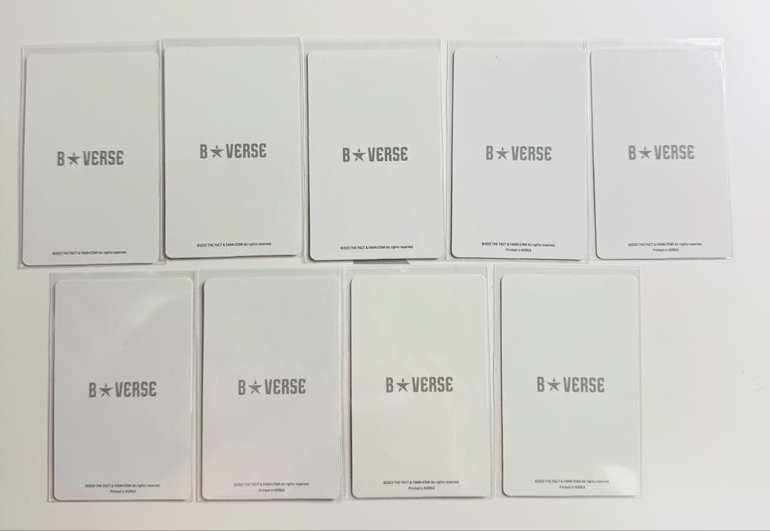 B×VERSE Jungkook トレーディングカードセット 10枚