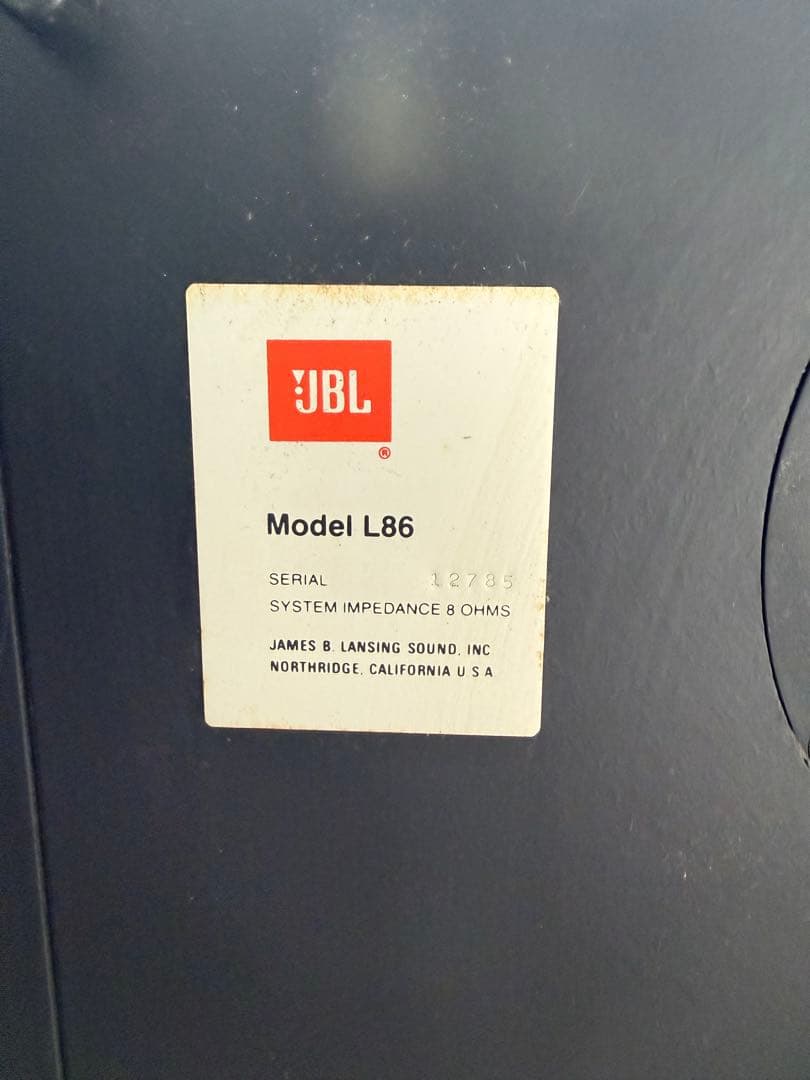【現状品】JBL L86 スピーカー 3way ペア 音響機材 ジャンク