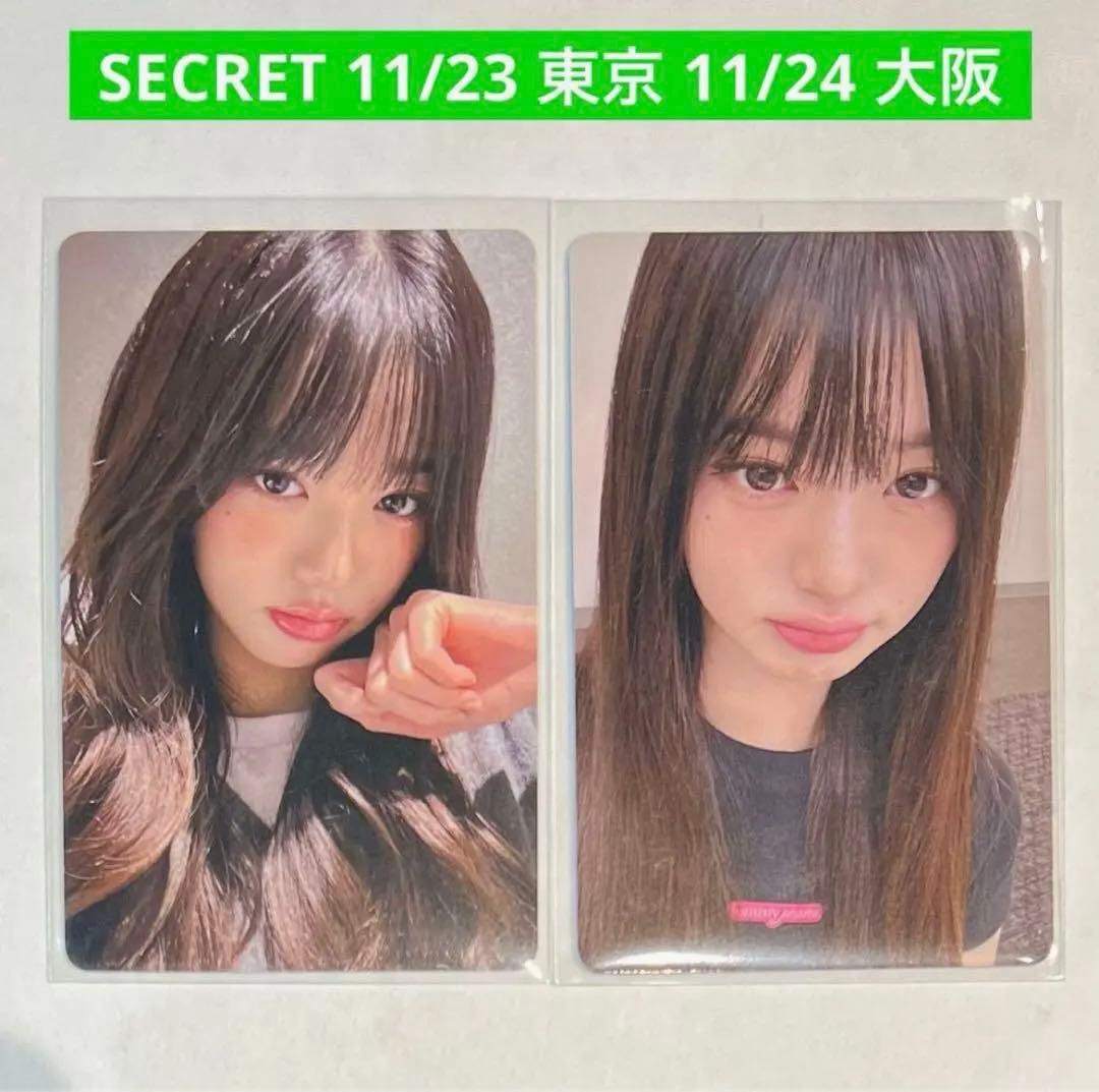 IVE secret 11/23 11/24 東京 大阪 トレカ ウォニョン