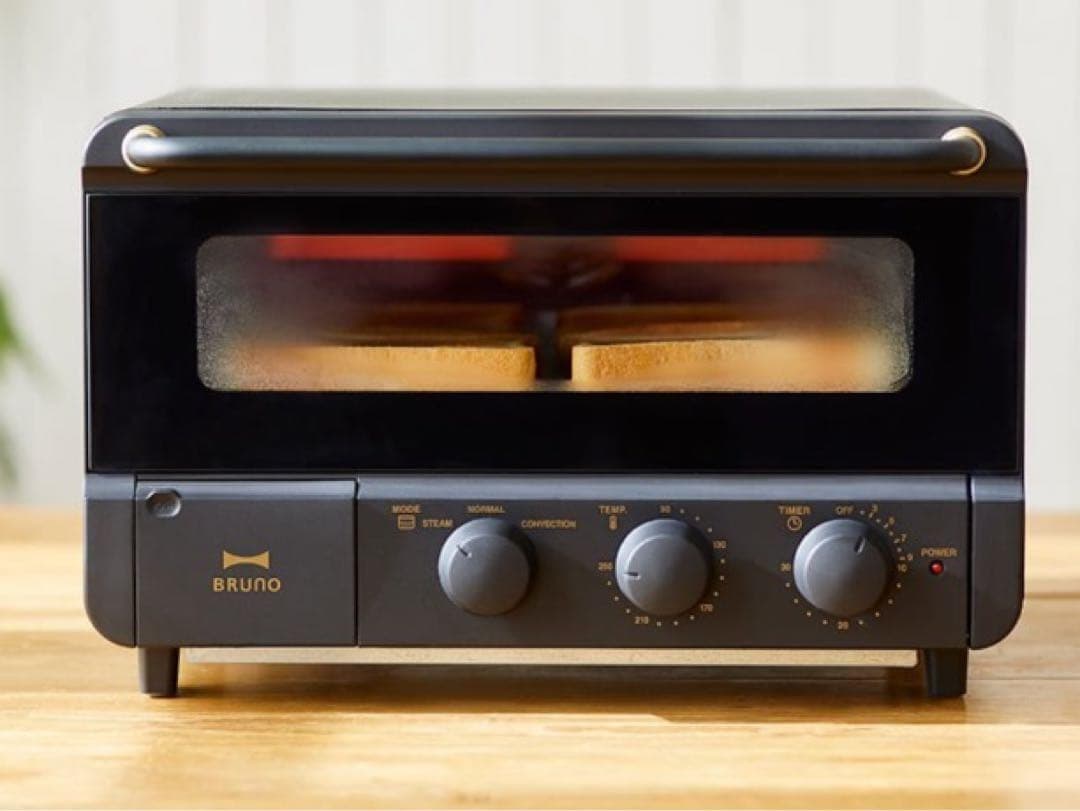 新品未使用品　BRUNO ブルーノ オーブントースター　BOE067-BK