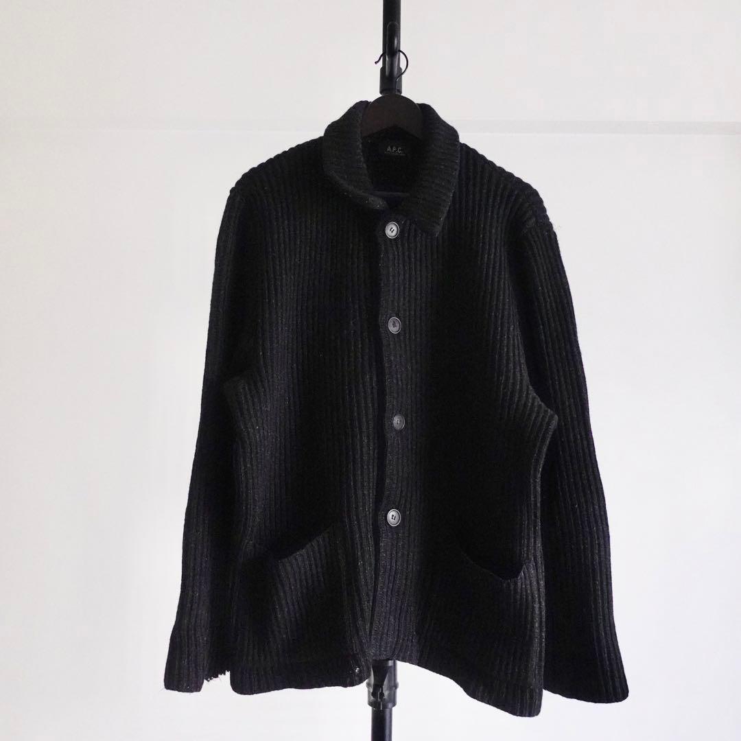 ジャケット・アウター 94AW A.P.C. Knit Jacket Made in France