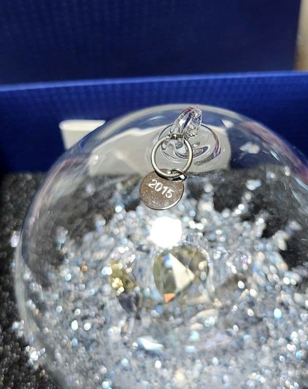 スワロフスキー 2015年 クリスマスボール エンジェル オーナメント