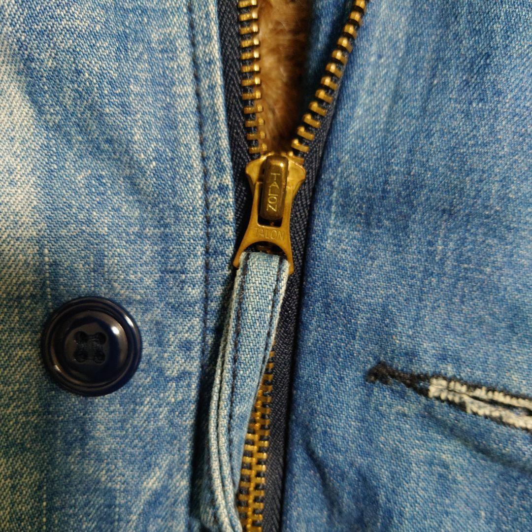 ジ*オ様 ALPHAコラボLee Storm Rider N1デニムジャケット