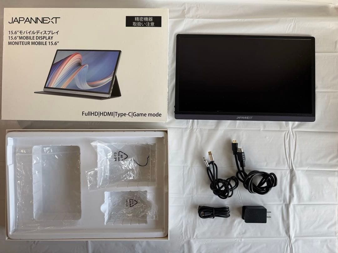 JAPANNEXT 15.6インチ タッチパネル対応FHDモバイルモニター