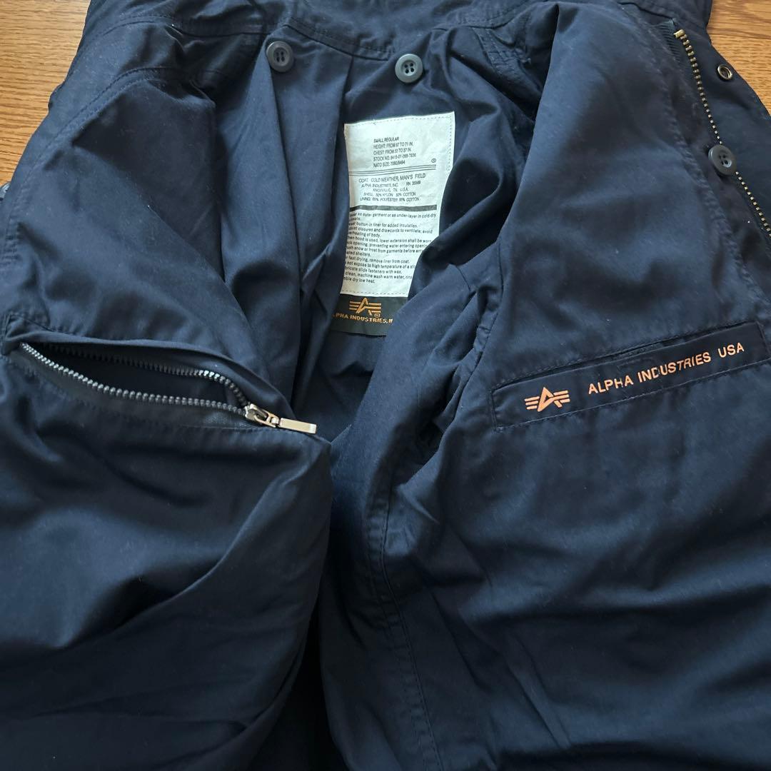 M 65 アルファインダストリーズ新品未使用スモールレギュラーサイズ￼濃紺色