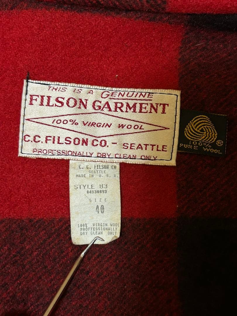 フィルソン マッキーノ USA FILSON 40 ビンテージ