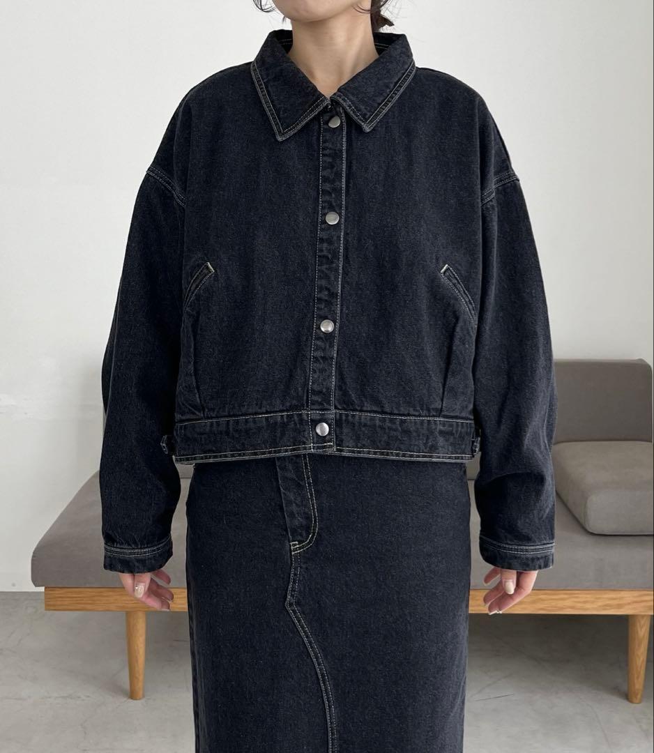 CAPRICIEUX LE'MAGE ショートデニムジャケット　未使用に近い