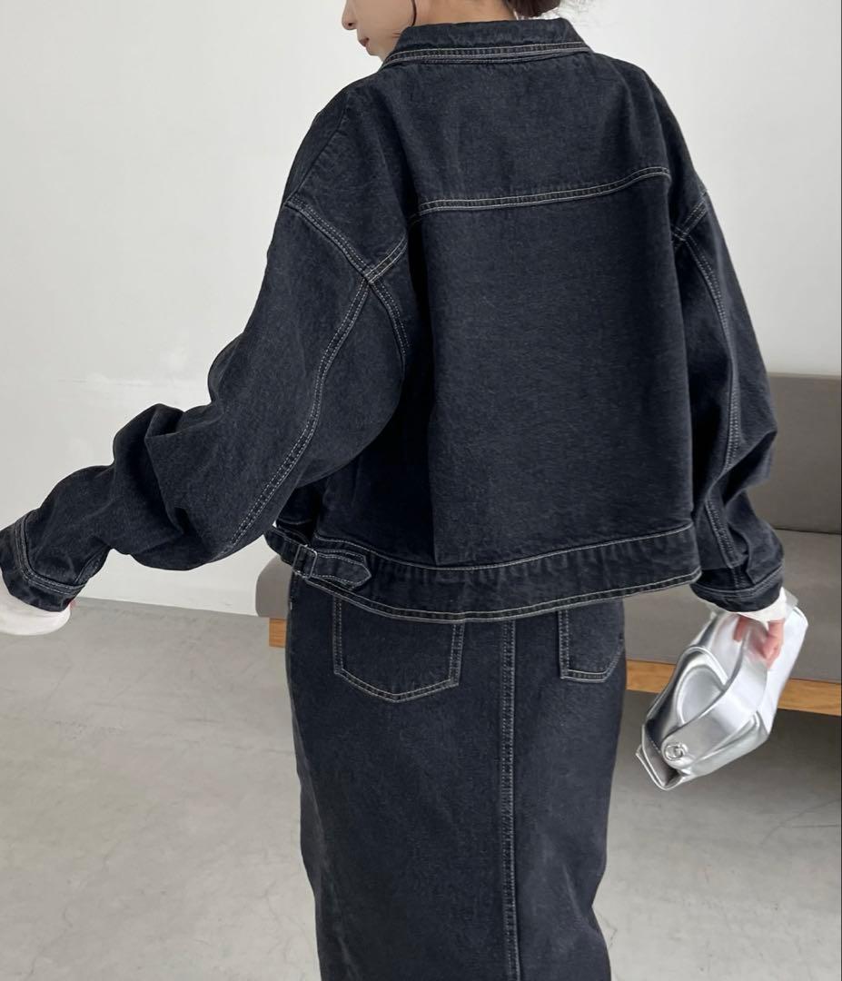 CAPRICIEUX LE'MAGE ショートデニムジャケット　未使用に近い