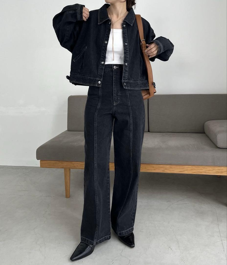 CAPRICIEUX LE'MAGE ショートデニムジャケット　未使用に近い