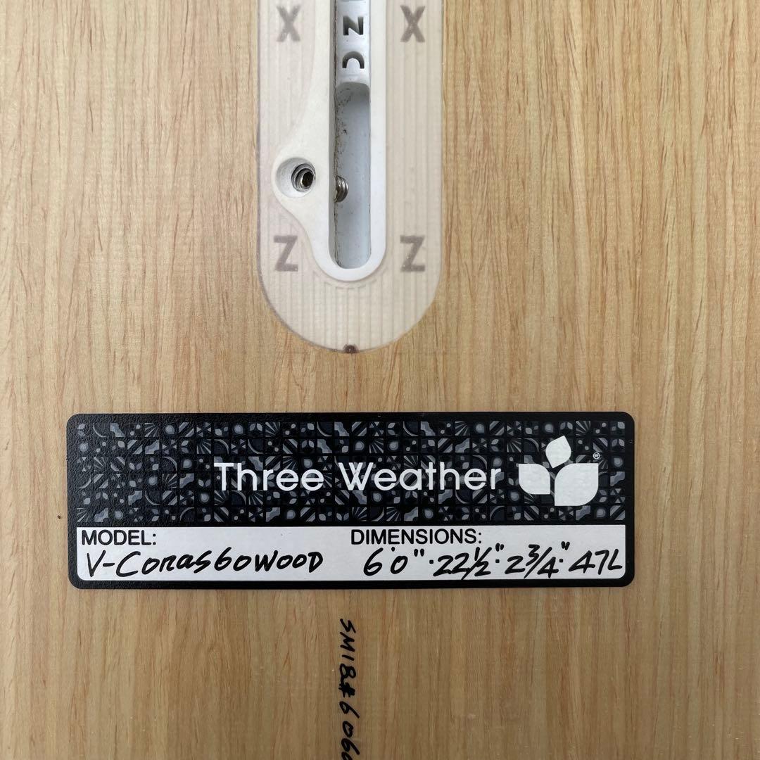 スリーウェザー　Conas ショートボード　EPS 6’0 47L