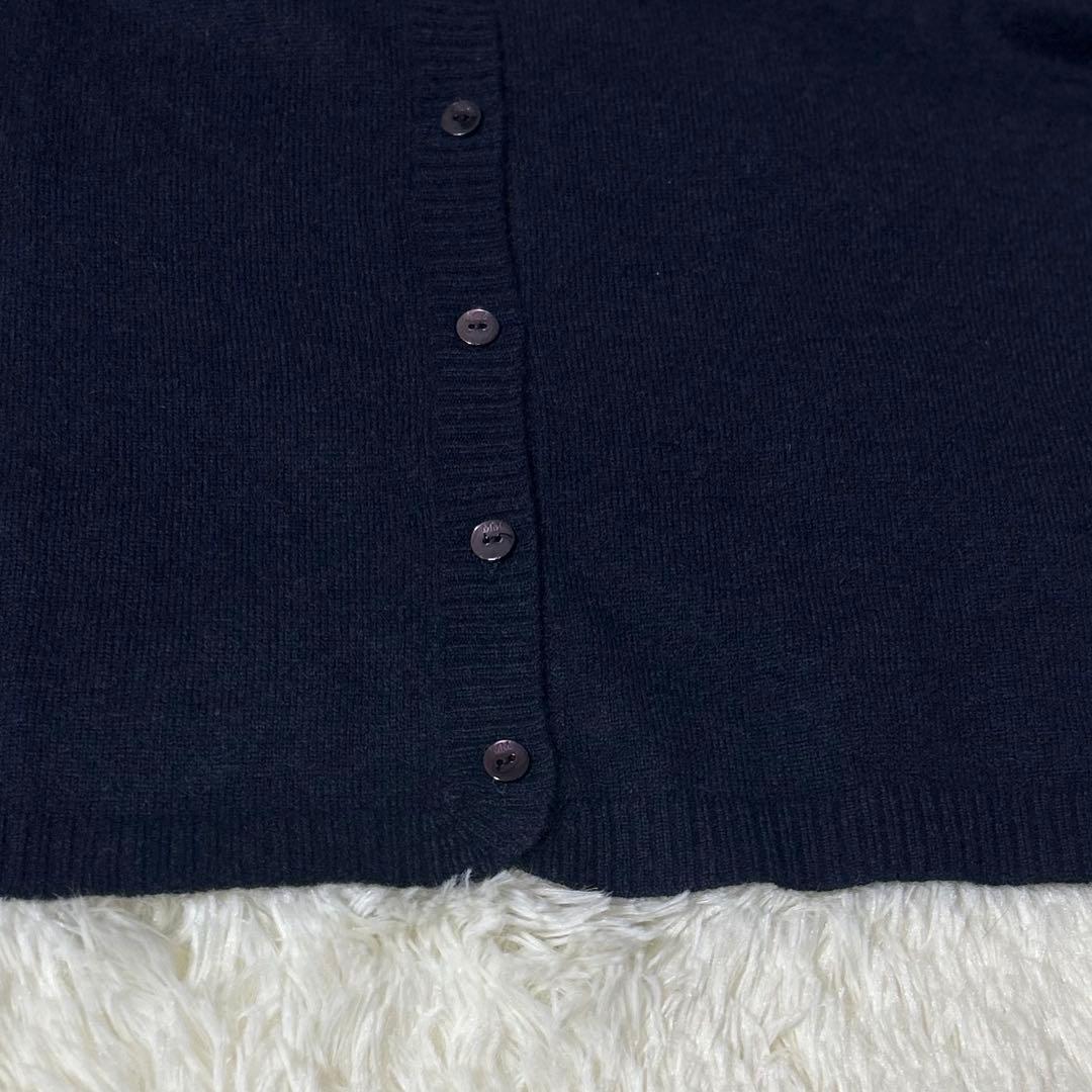 週末セール❣️美品⭐️MaxMara ピュアカシミヤ カーディガン ￼L 紺