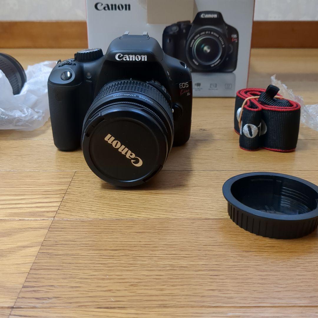 Canon EOS デジタル一眼レフカメラと望遠ズームレンズのセット