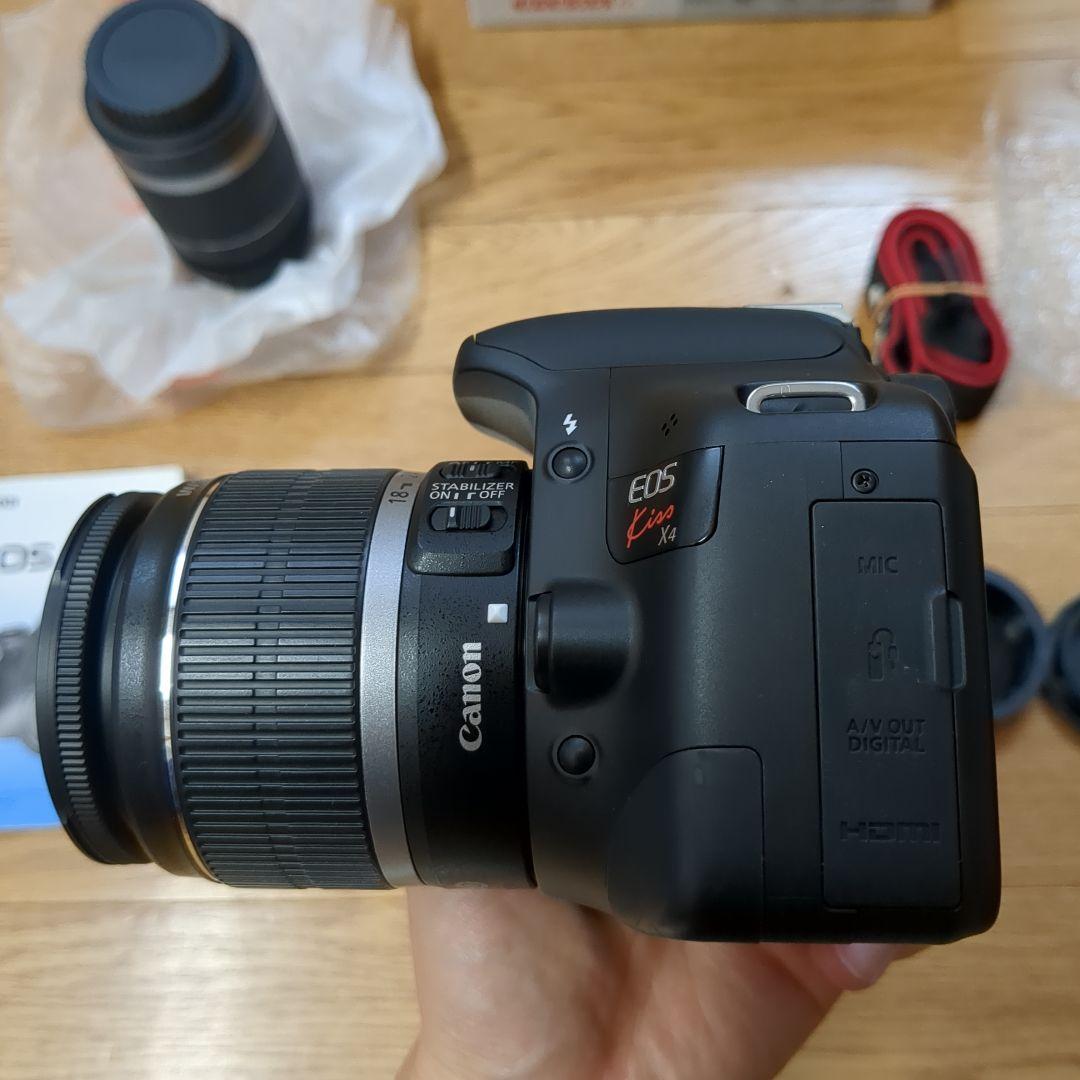 Canon EOS デジタル一眼レフカメラと望遠ズームレンズのセット