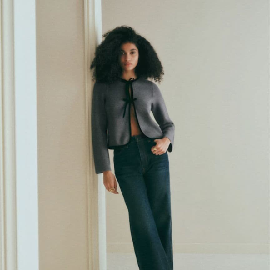 未使用　La Maille SÉZANE Susie Cardigan　セザンヌ