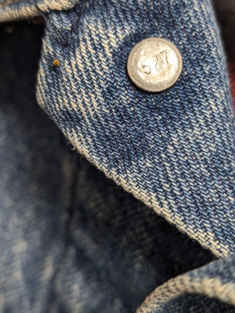 値下☆46☆80s USA製 リーバイス 70411 ネルライナー デニムJKT