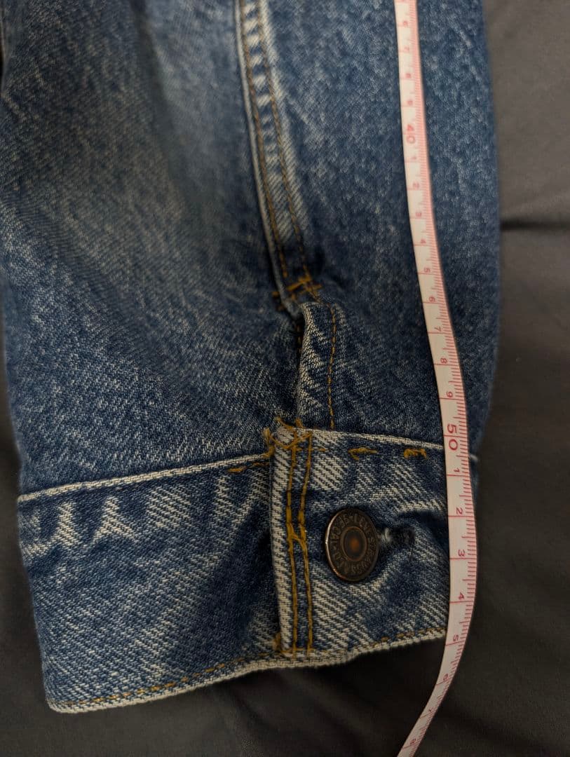 値下☆46☆80s USA製 リーバイス 70411 ネルライナー デニムJKT