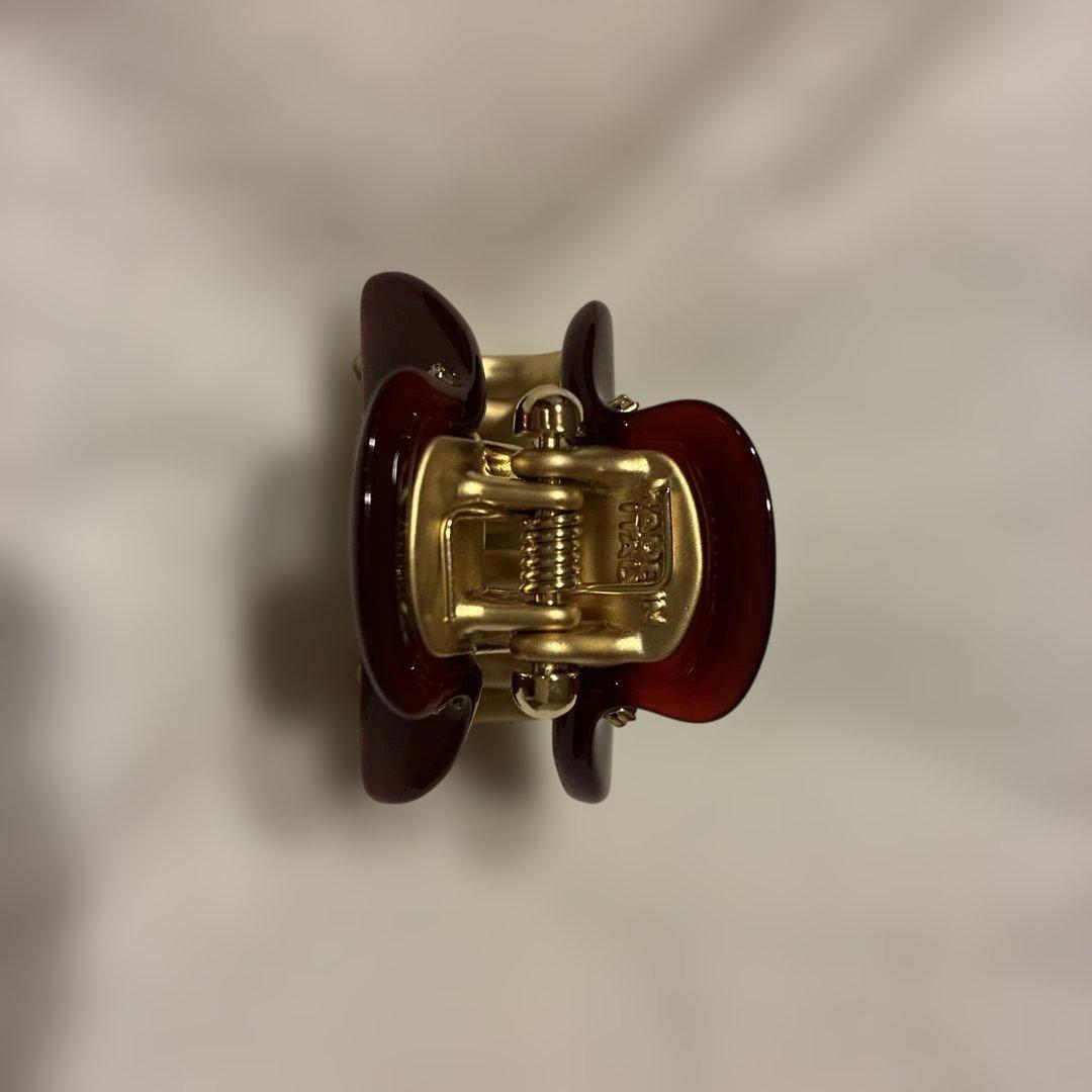 acca ヘアクリップ ニューコラーナS 限定色❤︎ワインレッド