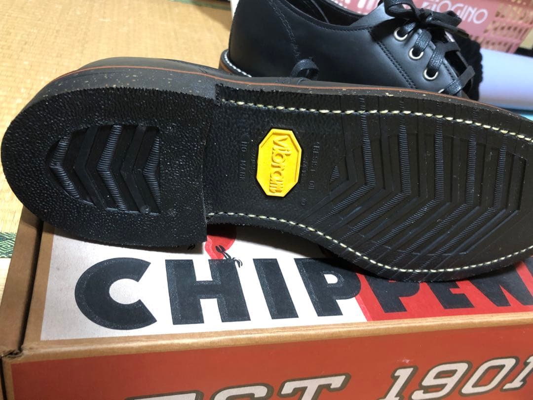 も*た様 【箱付きデッド】Chippewa チペワ　サービスシューズ　オックスフ