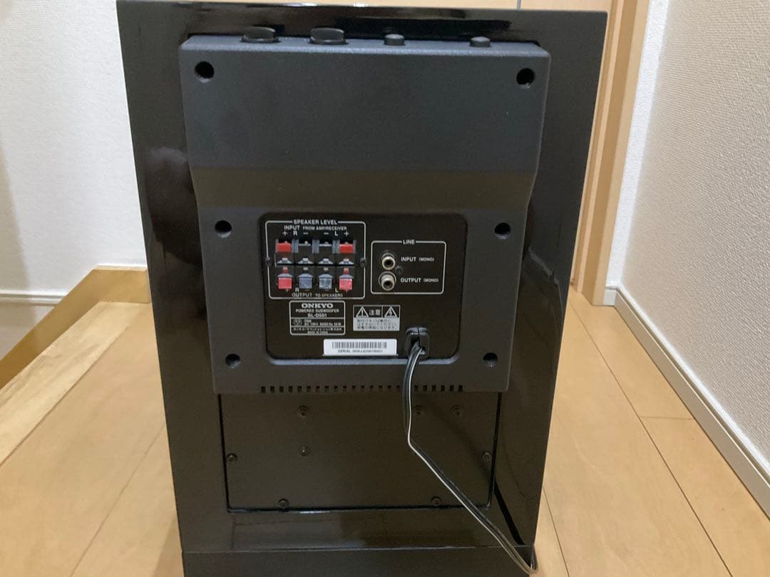 Onkyo サブウーファー SL-D501 ピアノブラック