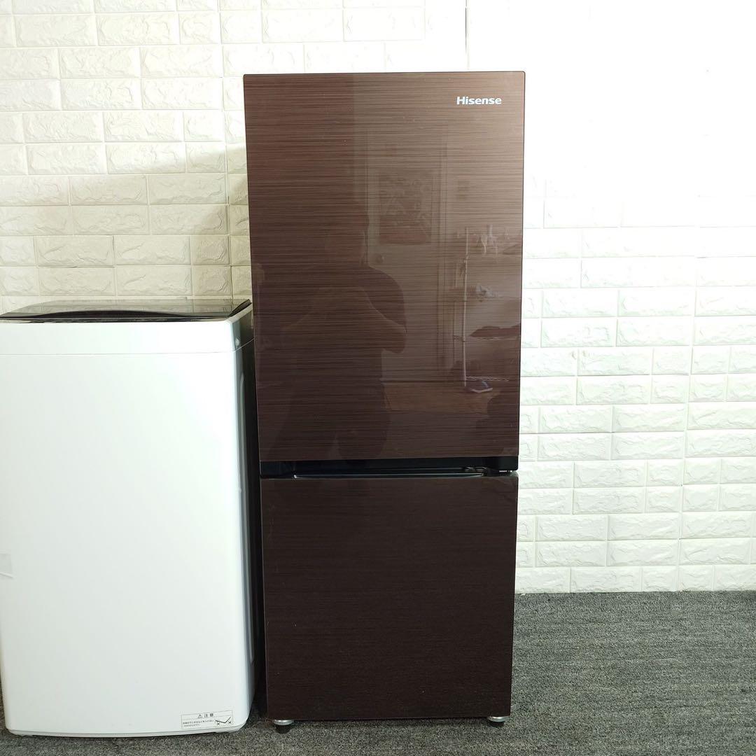 生活家電 2点セット 冷蔵庫 154L 洗濯機 5kg D028