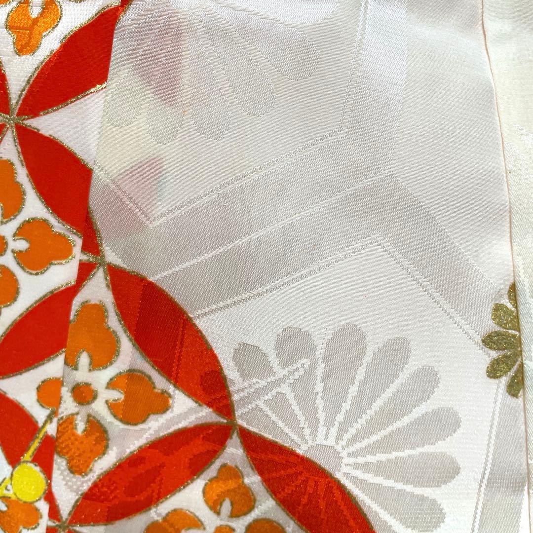 □ 正絹女児用　お宮参り　掛け着　初着　七五三　アンティーク　牡丹刺繍