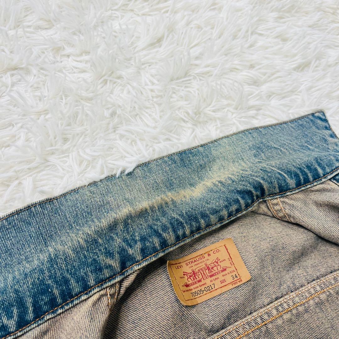 Levi's 70505-0217 95年 USA製 34サイズ 釦裏715