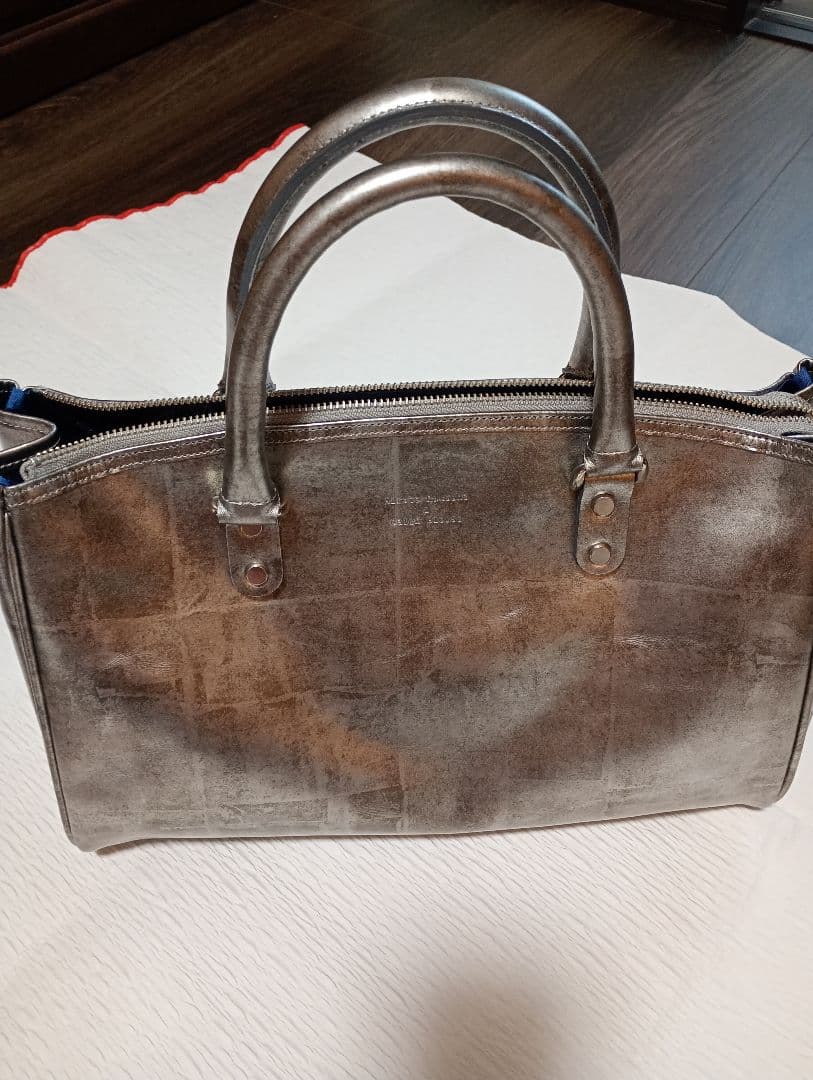 菱屋カレンブロッソバッグ/琳派シルバーシリーズ/いぶし銀