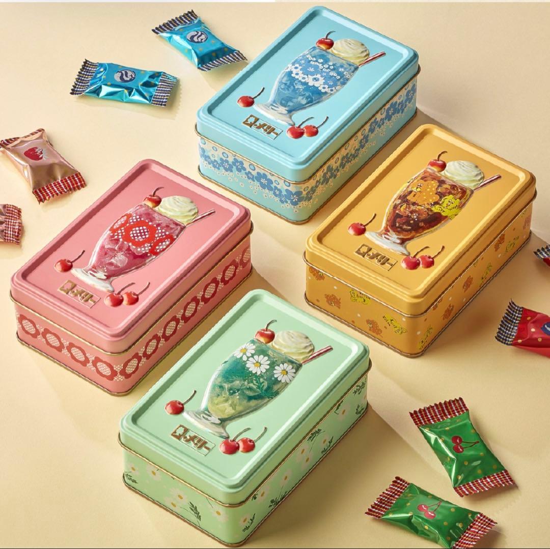 メリーチョコレート×アデリアレトロコラボ限定缶