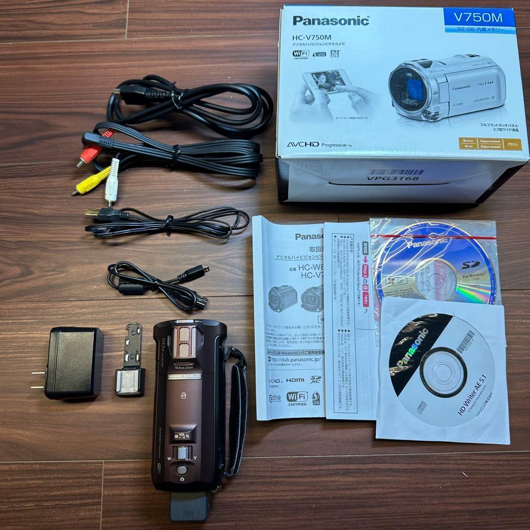 Panasonic HC-V750M ビデオカメラ 5343