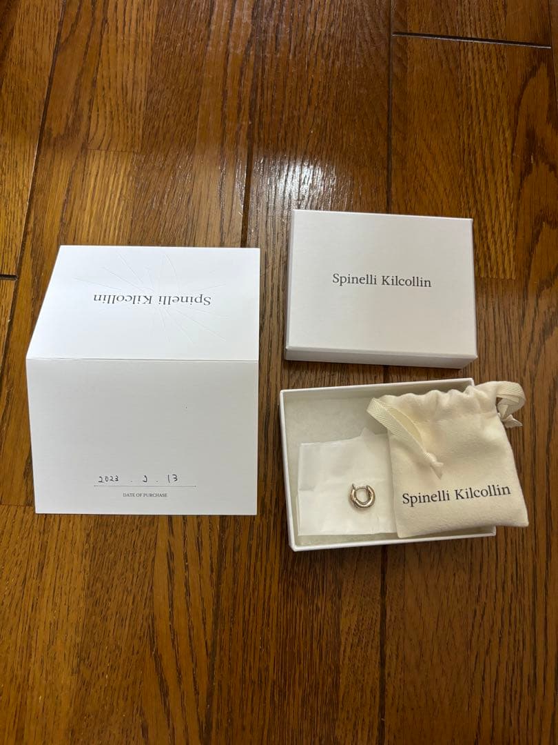 よっつ様ロンハーマン Mini Macro Hoop Silver Single