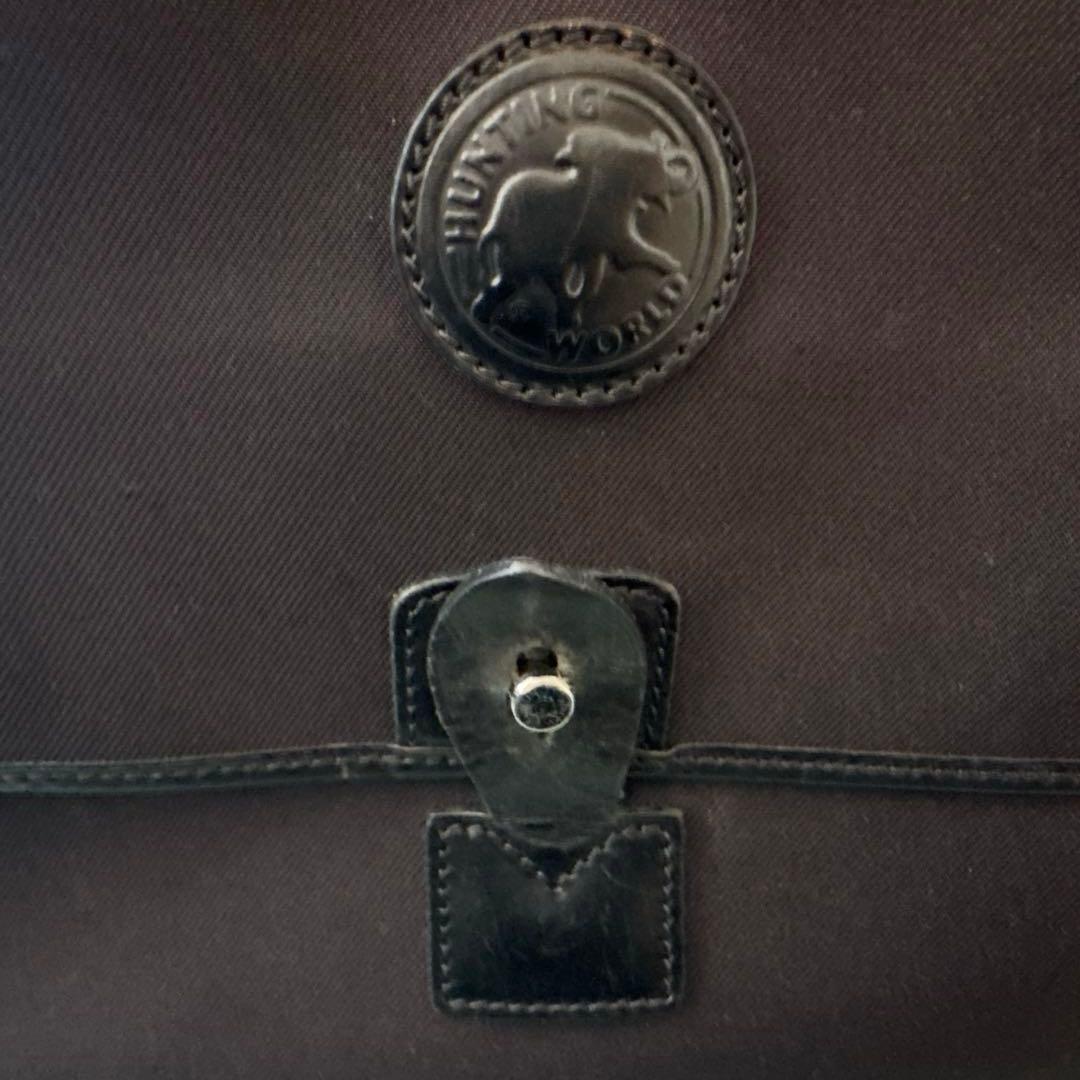 ハンティングワールド メッセンジャーバッグ キャンバス サファリ