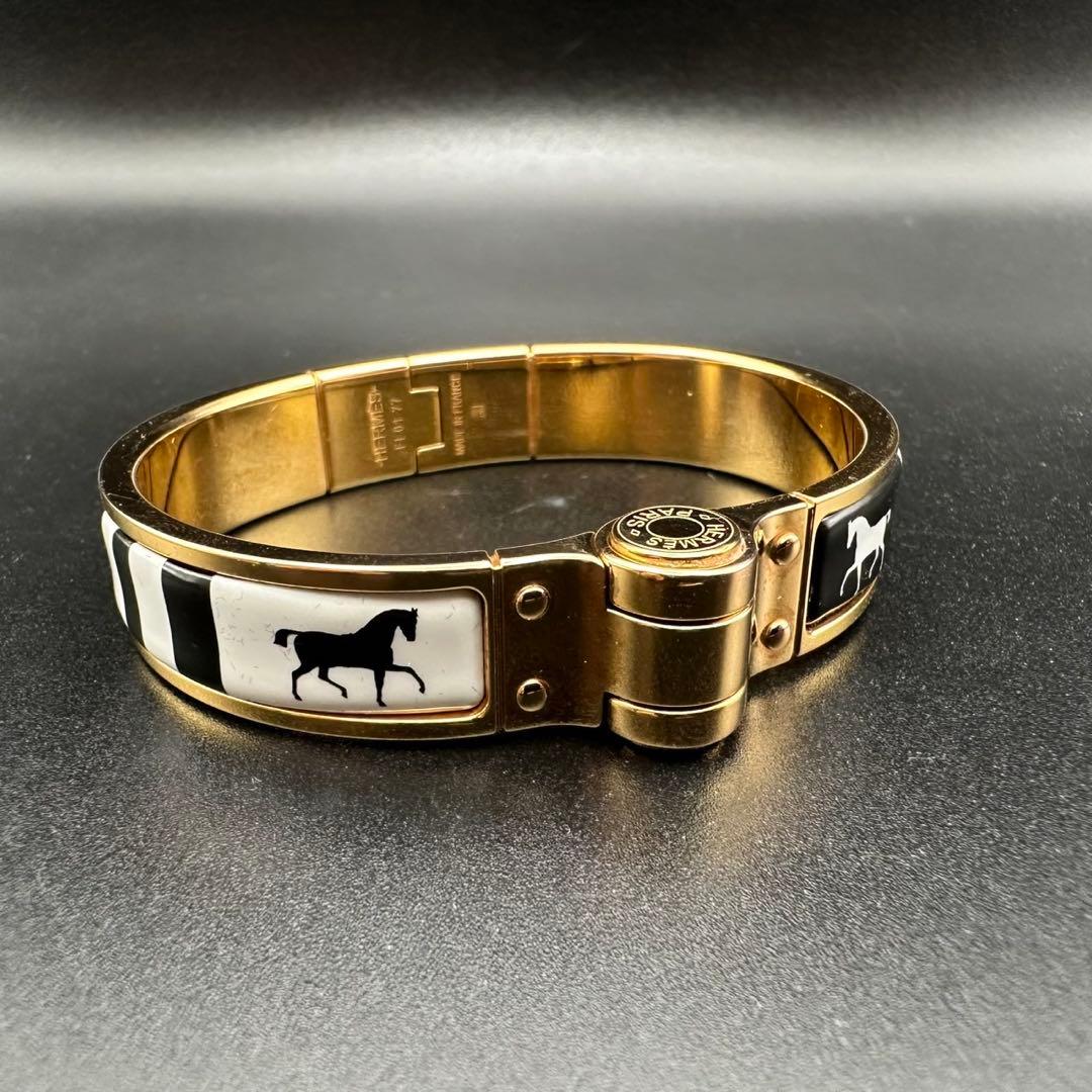 未使用級✨　エルメス　HERMES　バングル　シャニエール　1596