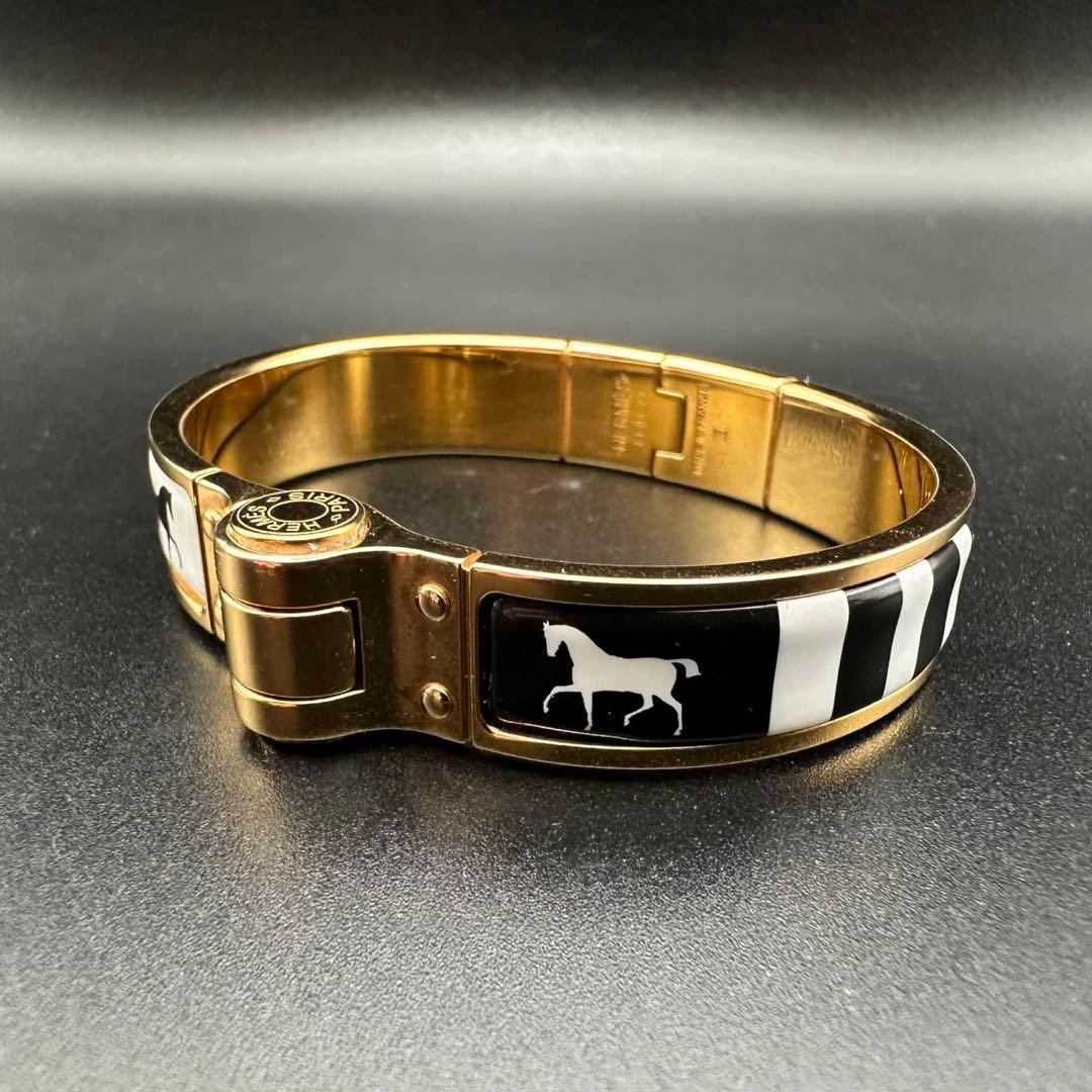 未使用級✨　エルメス　HERMES　バングル　シャニエール　1596