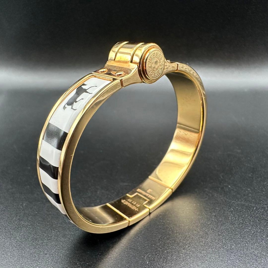 未使用級✨　エルメス　HERMES　バングル　シャニエール　1596