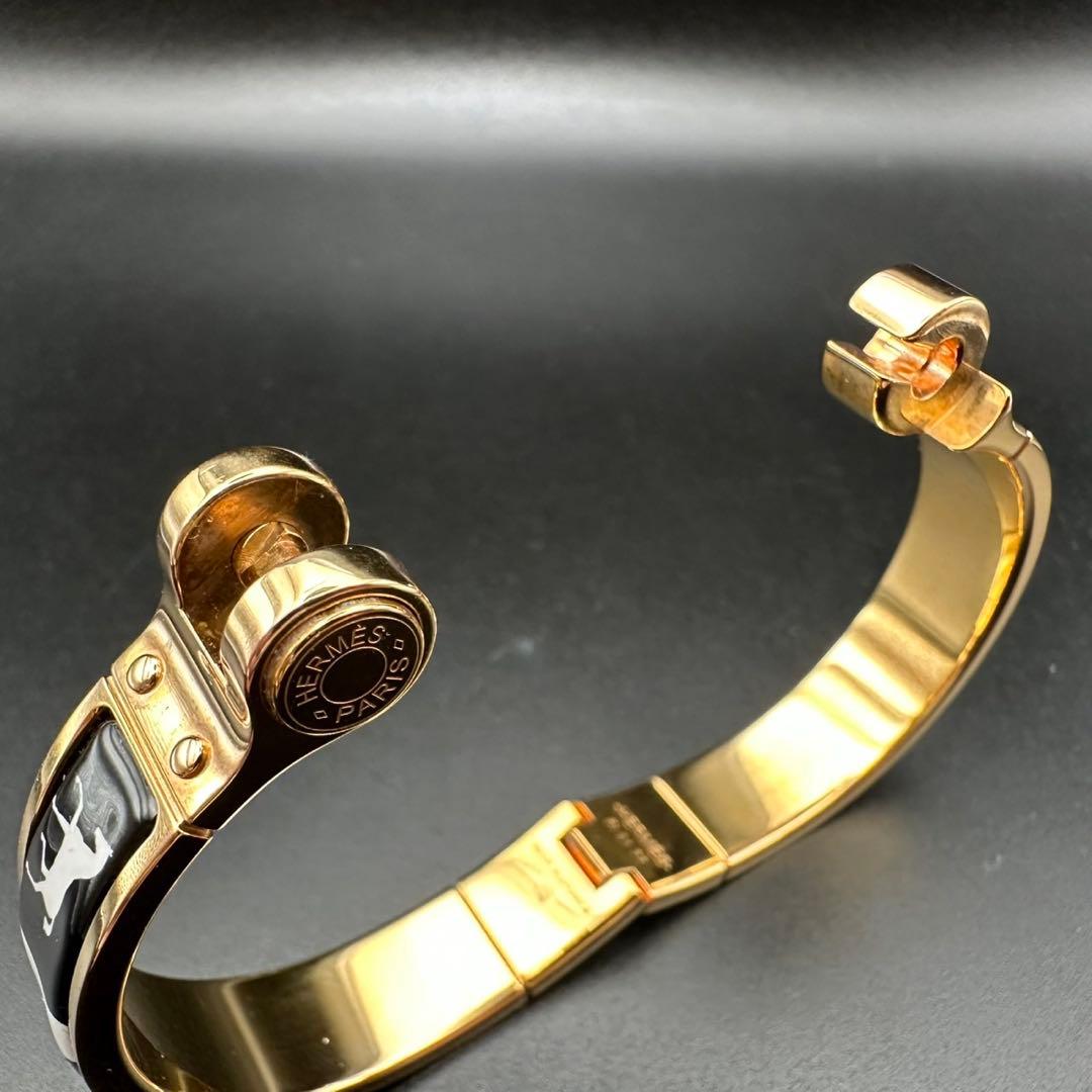 未使用級✨　エルメス　HERMES　バングル　シャニエール　1596