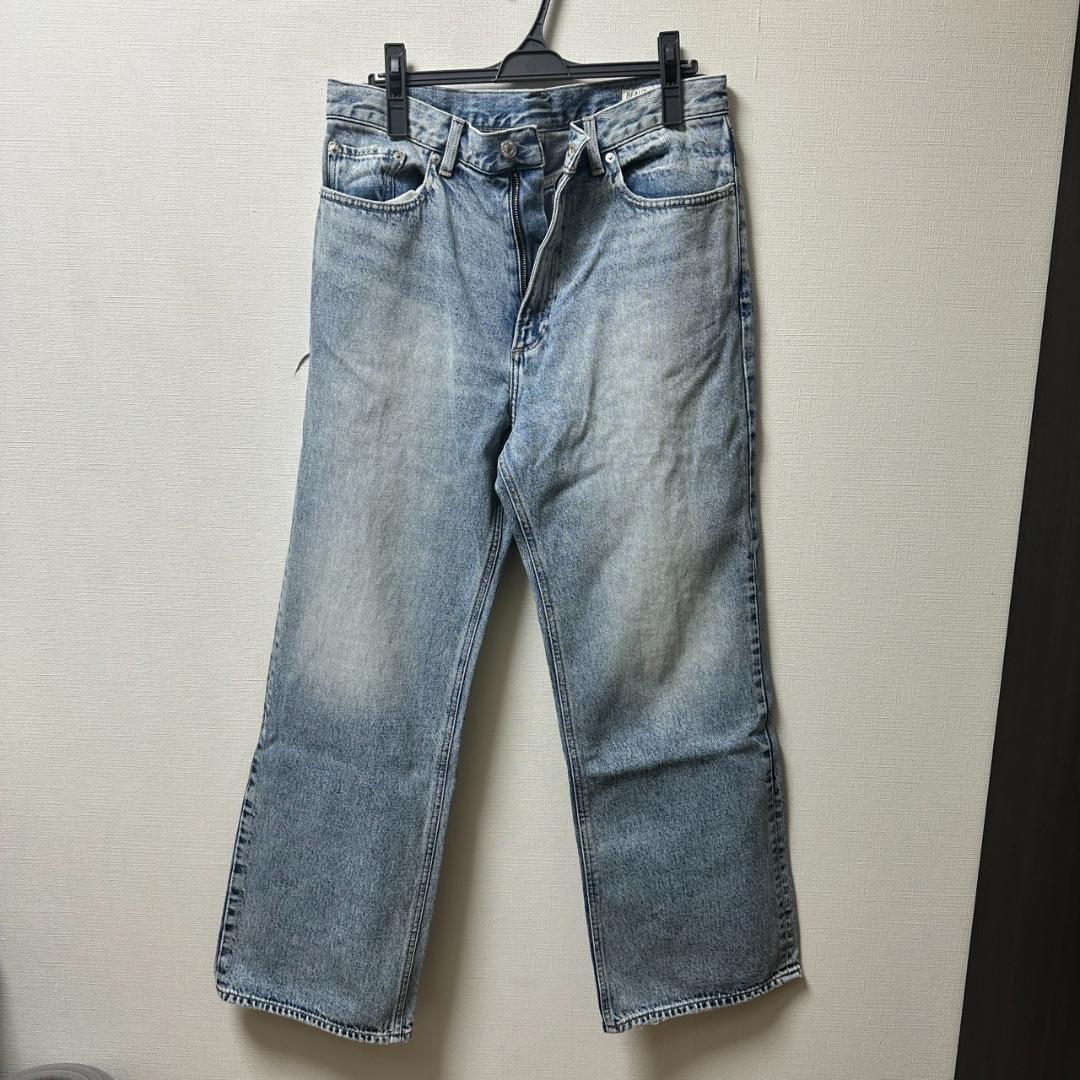 BEAUTY&YOUTH ハイフェード ニュアンス フレア 5P デニムパンツ