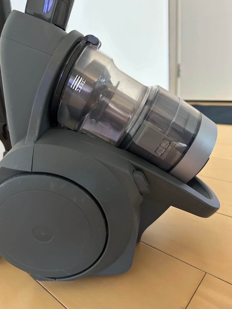 キャニスター掃除機 サイクロン式 グレー