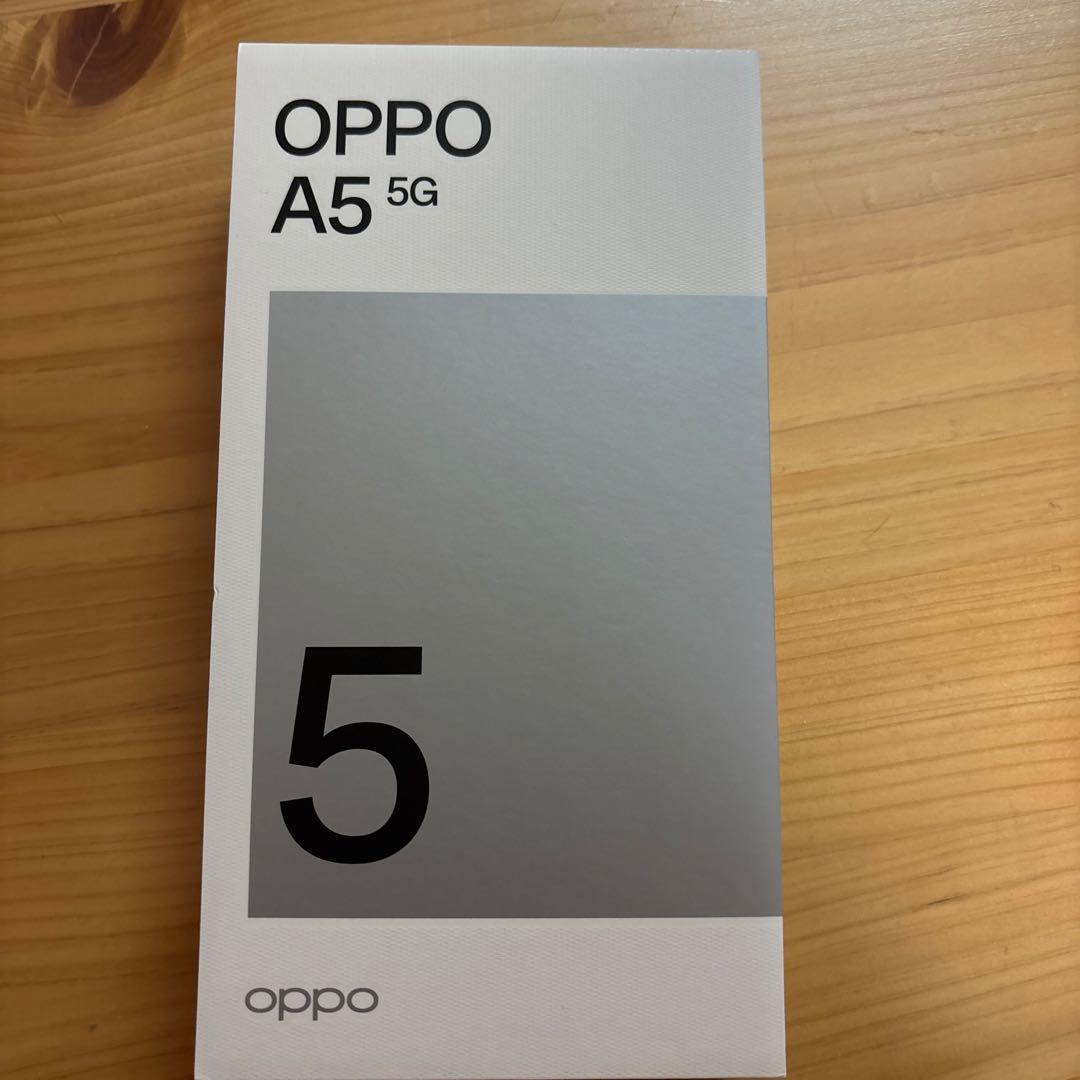 【新品未使用】OPPO A5 5G グリーン　白ロム　SIMフリー