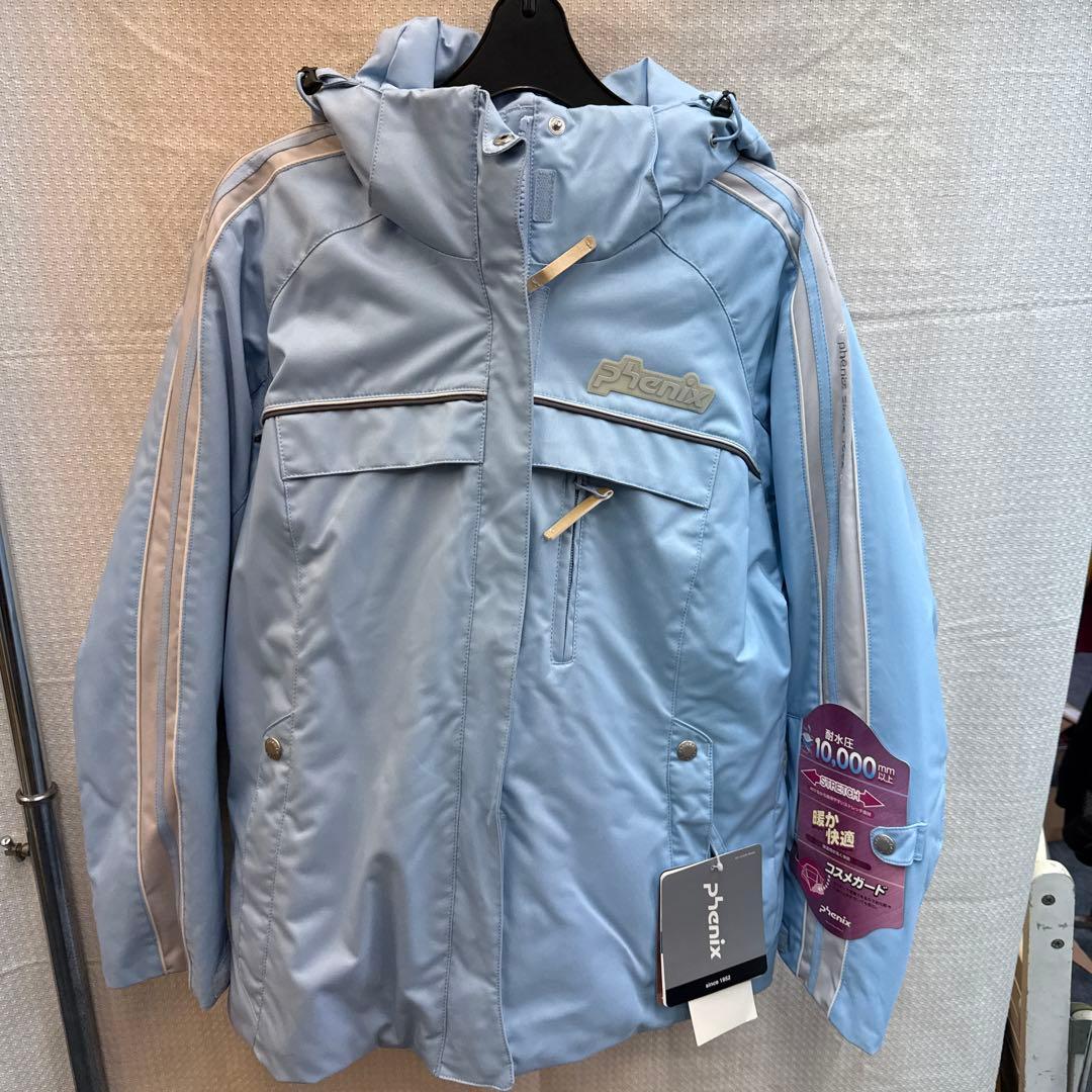 【新品未使用】フェニックス スキーウェア 上下セット レディース M 水色 9号