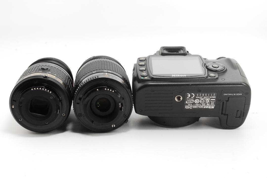 初心者最適【美品】Nikon D40X＋標準レンズ2本セット