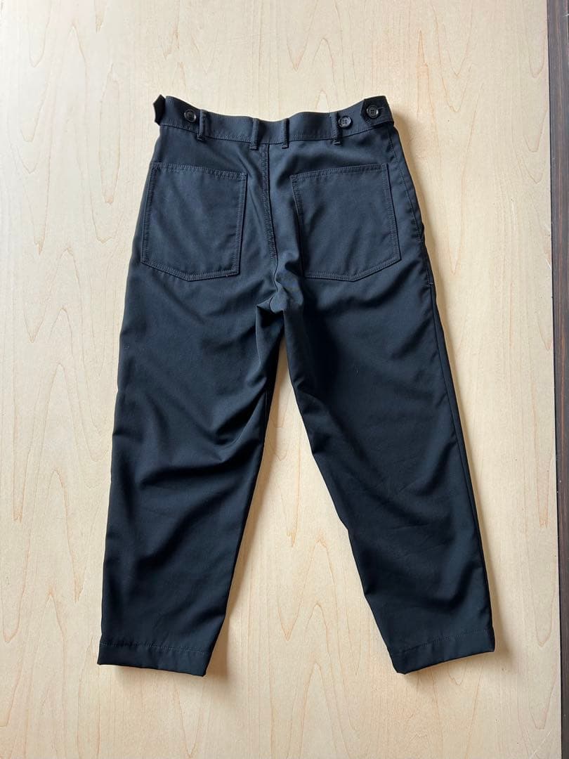 コムデギャルソンオムドゥ　ウールパンツXS黒