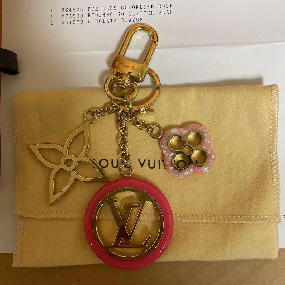 ルイヴィトン ポルトクレ・カラーライン バッグチャーム キーホルダー