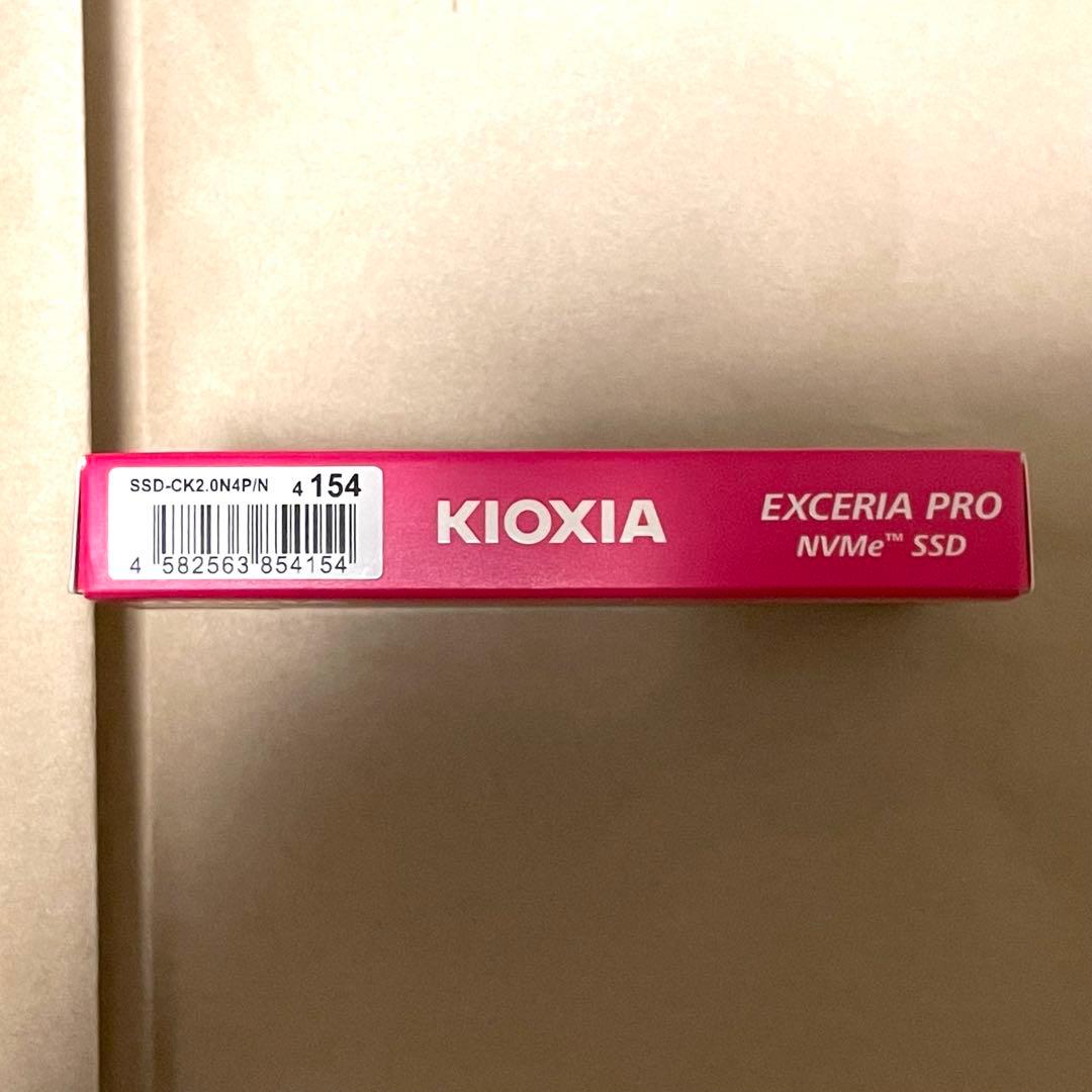 【M.2 SSD 2TB】KIOXIA EXCERIA PRO 2TB